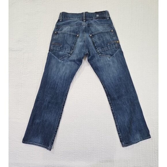 G-Star Raw Denim Jeans Men's 30x30 Blue Straight Leg Button Fly EUC Streetwear - Picture 2 of 14